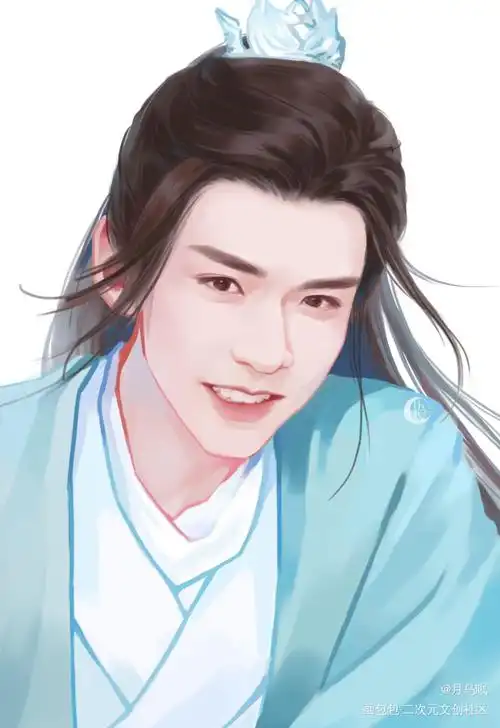 温客行_山河令温周温客行手绘古风厚涂绘画作品