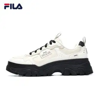 斐乐fila官方老爹鞋女玛丽珍厚底鞋子2024休闲运动增高鞋hike泡沫白奶