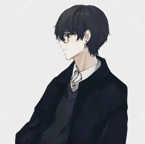 微信头像动漫眼镜男