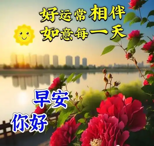 最新早上好祝福心语精选,一切顺心如意!