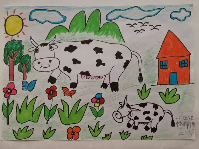 《牛年画牛》优秀及进步作业(一1)