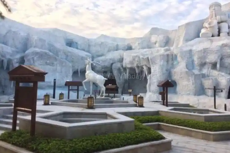 江门恒大泉都寓尚家浪漫大床房