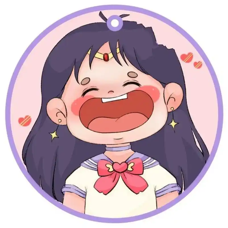 可爱夏日开怀大笑小头像!