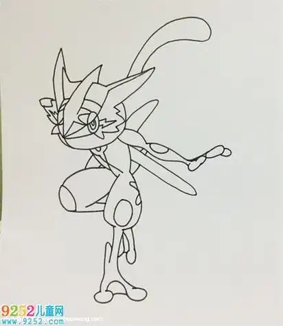 精灵宝可梦神兽简笔画简单