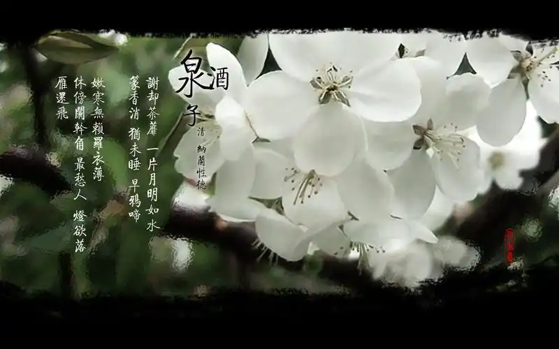 古典意境唯美诗词电脑桌面壁纸图片