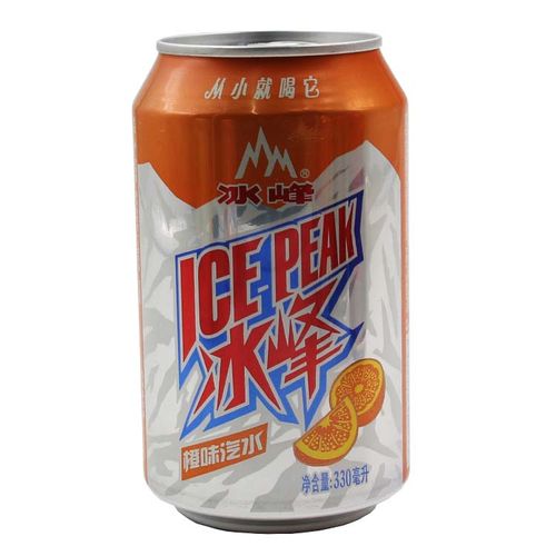 80后记忆 陕西特产西安冰峰汽水 碳酸饮料易拉罐装330ml*24瓶包邮