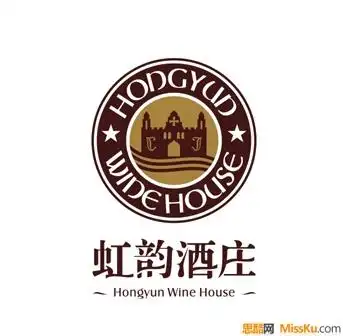 虹韵酒庄标志设计,logo设计,字体设计,包装设计,艺术字体设计,画册