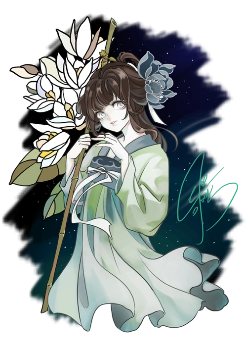 古风国风动漫手绘二次元女头