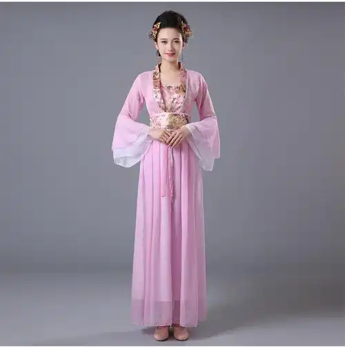 古装贵妃古筝汉服女装演出服七仙女公主裙成人25-35周岁影楼写真