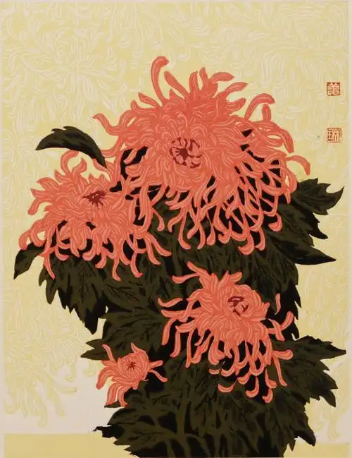 铁道兵版画家姜琳《花卉系列》作品选欣赏