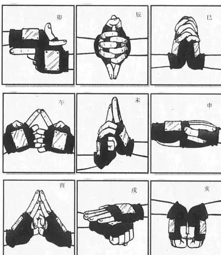 求一张高清火影结印手势图.