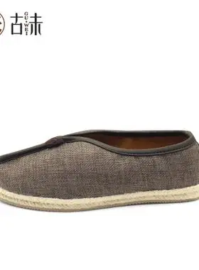 古未 春秋款牛津布不褪色 纯手工耐磨透气舒适 僧鞋
