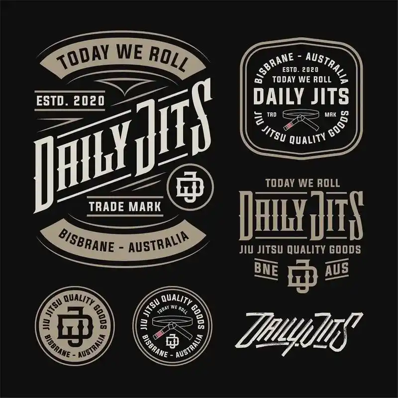 热度不减的美式复古徽章logo