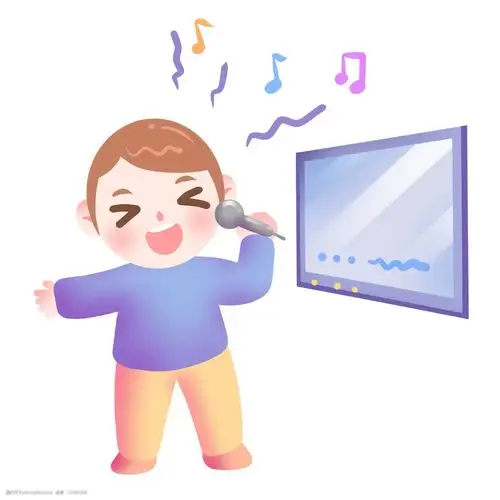 关键词:音乐ktv的卡通插画 大声的唱歌 卡通插画 音乐插画 歌曲伴奏