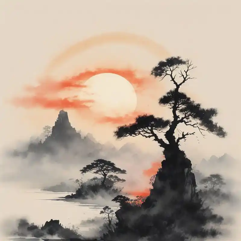 微信头像用这些山水画,意境满满9015