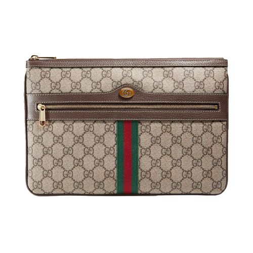 古驰gucci|女士卡其色高级人造帆布手拿包 517551-96iws-8745