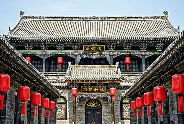 山西乔家大院风光_高清图片_全景视觉