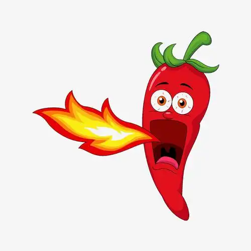 卡通可爱的,萌辣椒表情png
