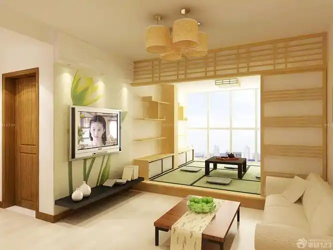 精美小户型客厅榻榻米装修效果图