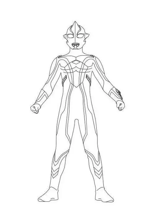 一步一步画泰罗奥特曼简笔画