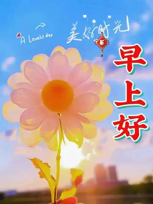 今日最新早安早上好精选,祝福问候,开心幸福