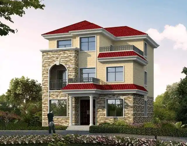 五款开间10米以下的三层农村别墅第三款最受欢迎