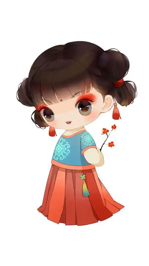 q版人物小姐姐汉服