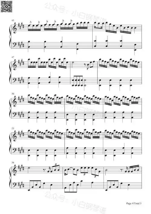 「琴谱|春风十里」- 鹿先森乐队(含简谱)_音频_张敬轩_玫瑰