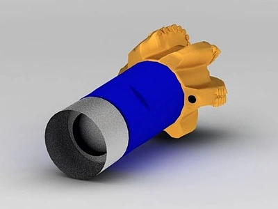 3d石油普通钻头模型