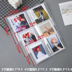 00鸿豫商贸淘宝a4纸相册本插页式照片明2片册6寸8寸1i信寸纪纳活页