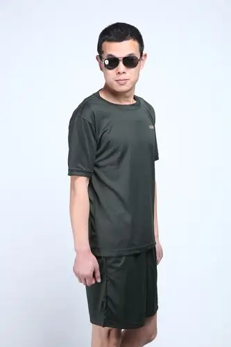 批发07体能服套装正品陆军短袖t恤夏季速干户外军迷特种兵训练服