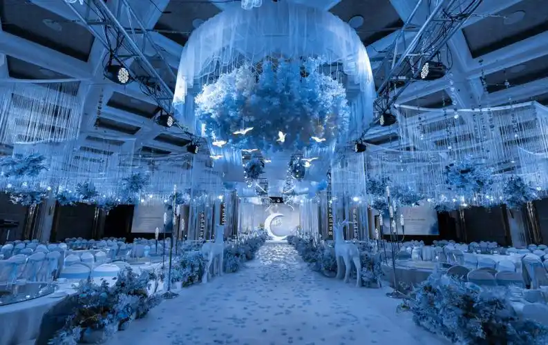 蓝色星空婚礼  #婚礼跟拍