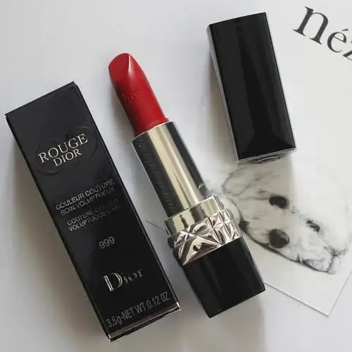 【专柜正品】迪奥(dior)口红999烈艳蓝金唇膏女999#滋润999#哑光正