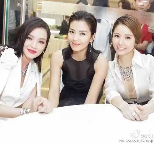 百张女星合影揭娱乐圈抢镜王章泽天?