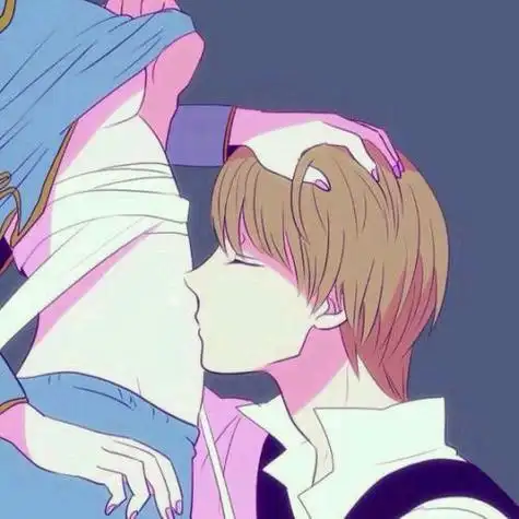 暧昧动作动漫情侣头像 动漫头像图片大全 -【爱个性】