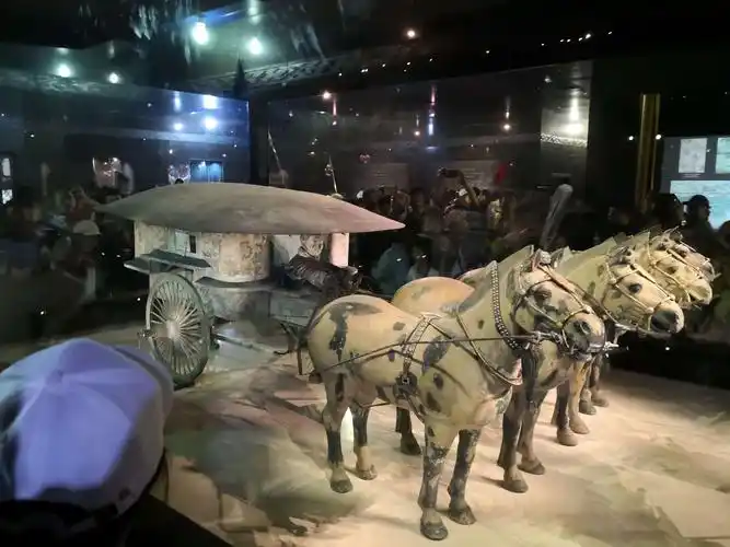 其它 秦始皇兵马俑博物馆 写美篇秦陵二号铜马车为"安车",是古代单辕
