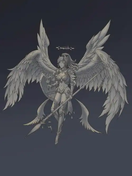 《六翼天使长–加百列》原画角色设计