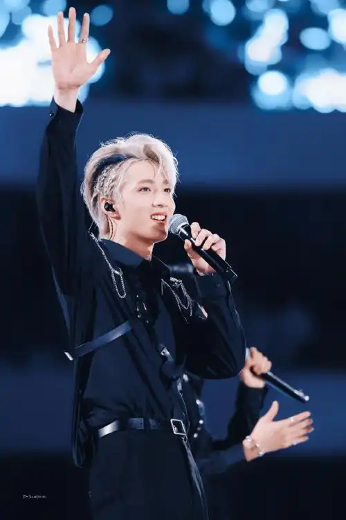 刘耀文演唱会银白发色饭拍##刘耀文理想之途演唱会