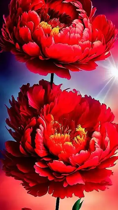 牡丹花花开富贵.吉祥花儿开,好运连连来,吉祥好运伴着你,兴旺 - 抖音