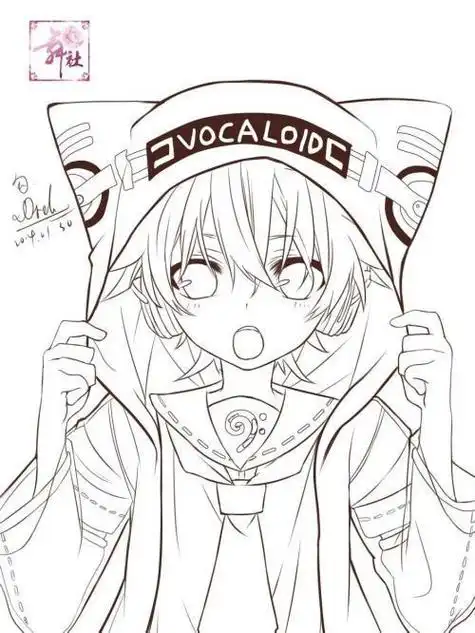 帅气男生简二次元动漫人物简笔画 第9页动漫人物的男生帅气冷酷简笔画