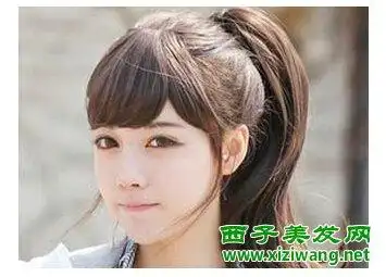 怎样扎高马尾辫好看 五款迷人高马尾辫效果图(2)_马尾辫发型_西子美发