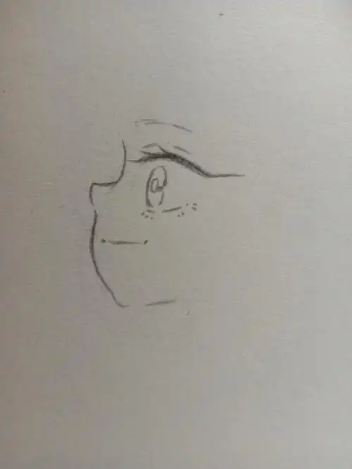 动漫女生手绘过程