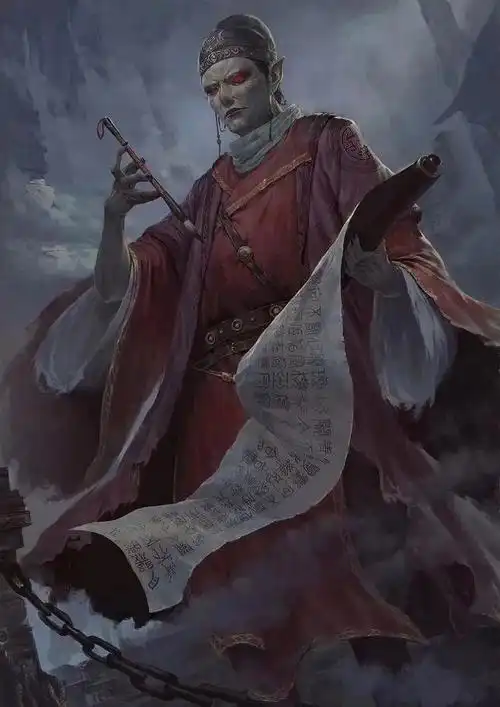 五方鬼帝,负责管理幽冥界的不同区域.