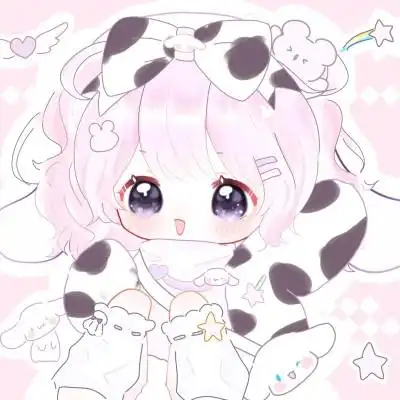 可爱卡通头像女生呆萌q版简单