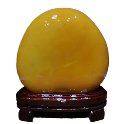 超值玉石镇风水黄色奇石黄蜡石石奇石观赏摆件石头摆件