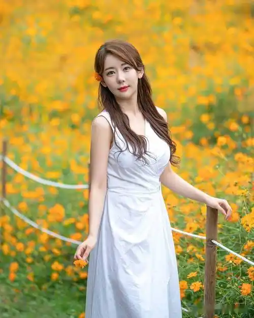 一个是比较短小的半身照片,一个是比较长的半身照片,在人物的妆容