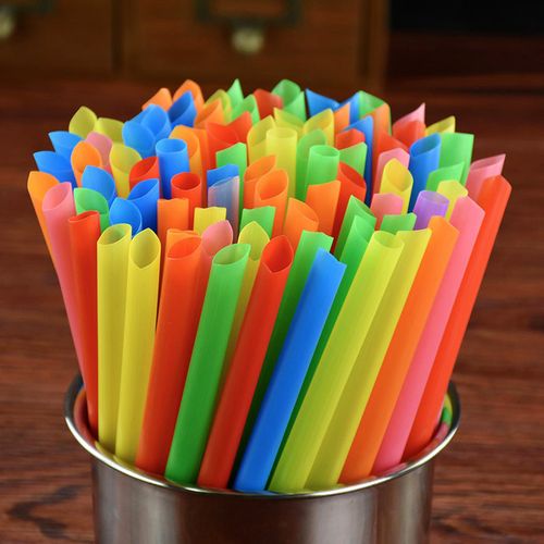 吸管包邮彩色一次性塑料珍珠奶茶奶昔管粗沙冰吸管