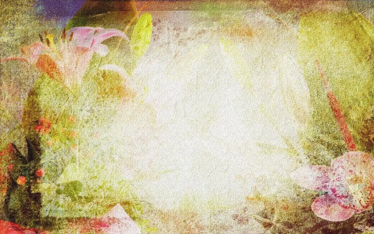 精美花卉手绘素材背景桌面壁纸下载