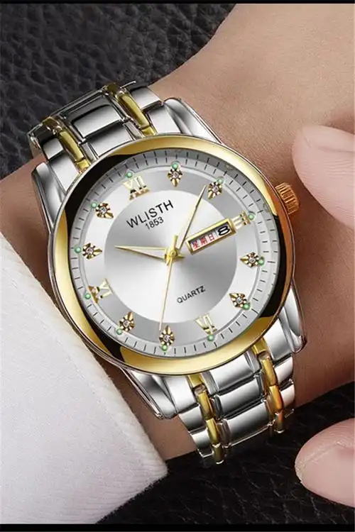 名表超薄全自动机械表男士手表十大品牌男表防水大表盘双日历