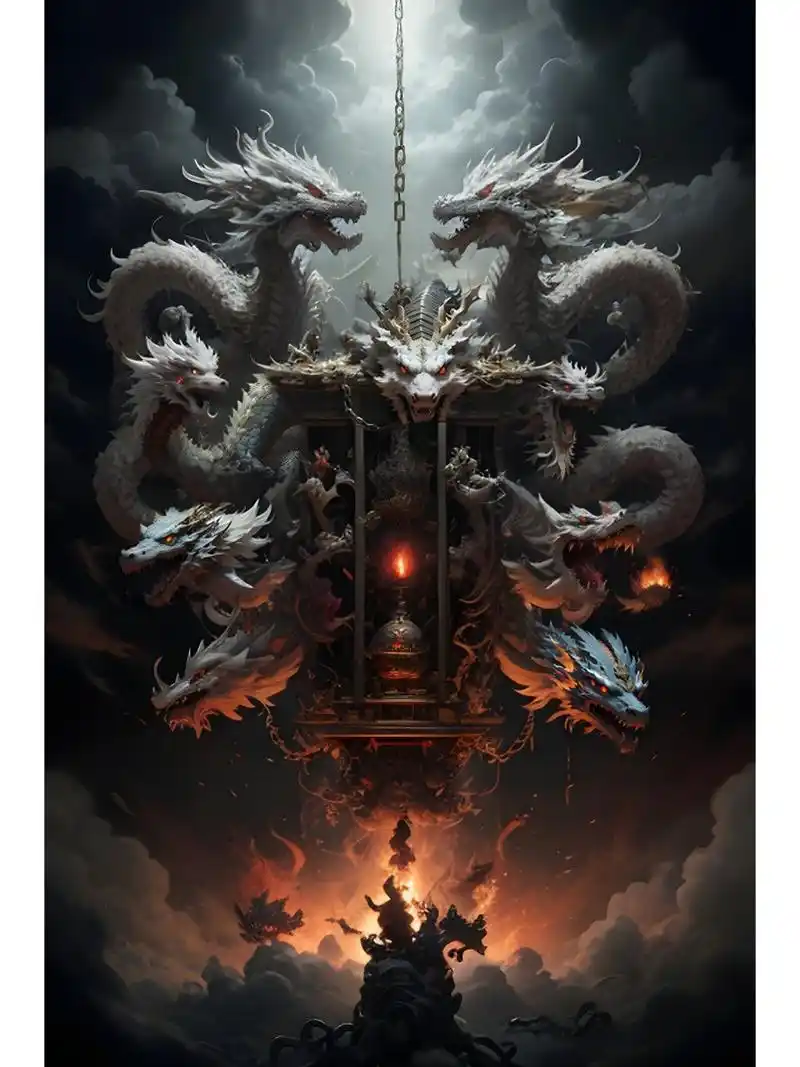 完整版九龙拉棺 又加了两个头